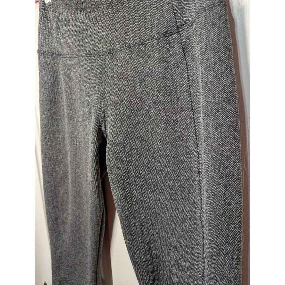 ATHLETA Women's Delancey Herringbone Tight Legging Size S Gray Pockets (762) - Picture 2 of 9